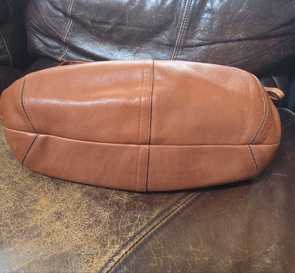 Coach Vintage ERGO Leather Hobo Shoulder Bag in Saddle Brown CIRCA 2000 MEDIUM - Picture 3 of 11